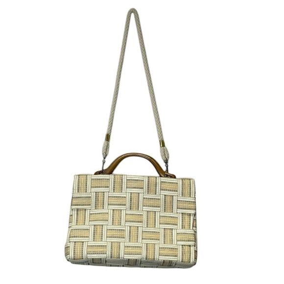 Vintage Woven Straw Crossbody Handbag Made in Italy – GUC - Picture 6 of 7